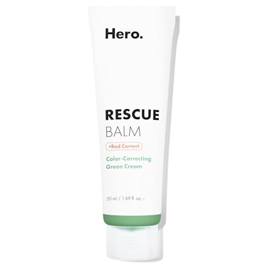 hero rescue balm and red correct is the best primer for rosacea and dry skin