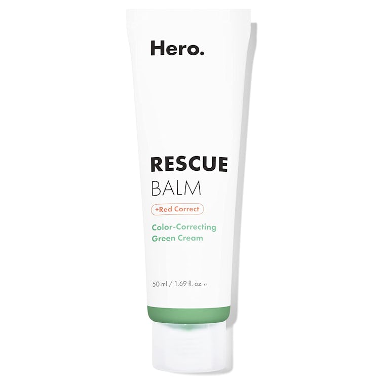 hero rescue balm and red correct is the best primer for rosacea and dry skin