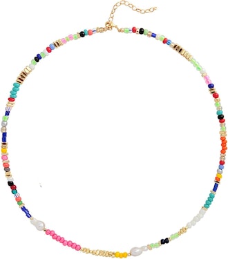 Wellike Colorful Beaded Necklace
