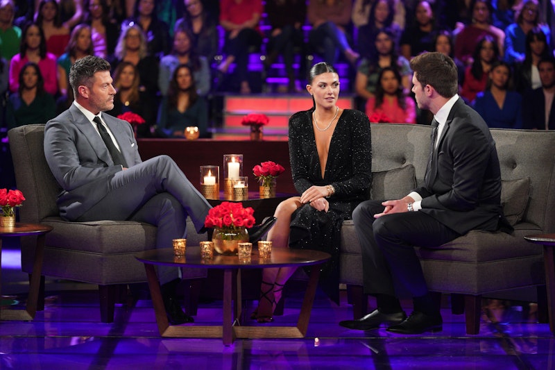 Jesse Palmer, Gabi Elnicki, and Zach Shallcross on 'The Bachelor' finale. Photo via ABC