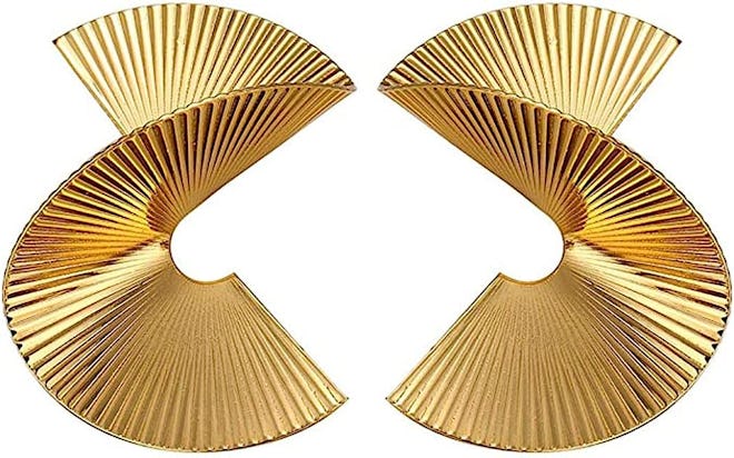 Bmadge Gold Geometric Earrings
