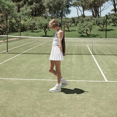 a look from celine's tennis capsule collection