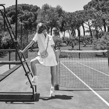 a look from celine's tennis capsule collection