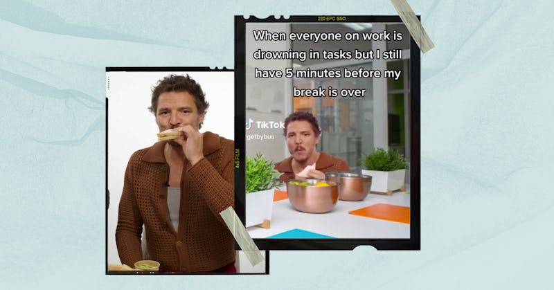 Pedro Pascal eating a sandwich is now a viral meme on TikTok