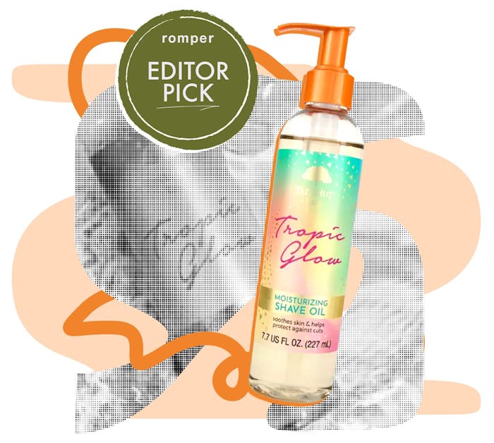 Tree Hut Shave Oil collage in a Tree Hut Shave Oil review