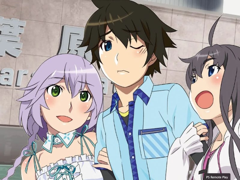 Nanashi, Shizuku, and Nana from Akiba's Trip