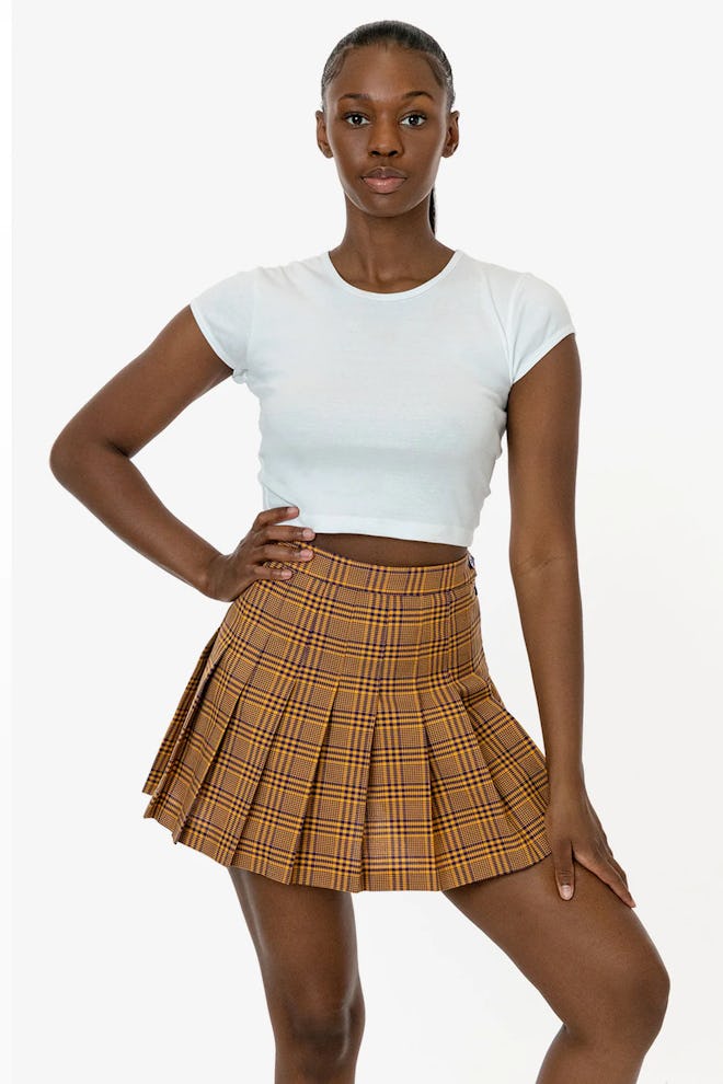 Plaid Tennis Skirt