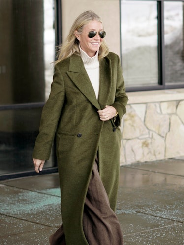 Gwyneth Paltrow is seen leaving court on March 21, 2023 in Park City, Utah.