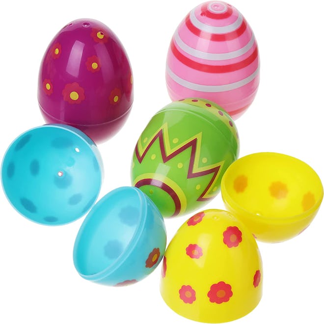 Mr. Pen Plastic Easter Eggs (30-Pack) with cool pattern for easter egg hunt for toddlers