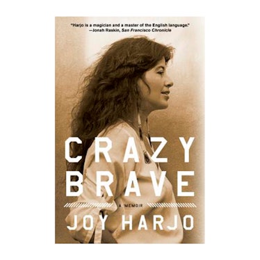the cover of the book crazy brave by joy harjo