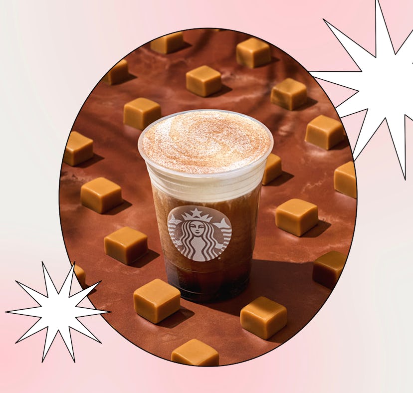 Starbucks' has a new Cinnamon Caramel Cream Nitro Cold Brew on their menu for the spring.