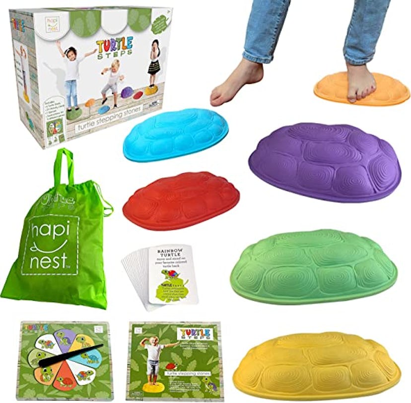 Hapinest Turtle Steps Balance Stepping Stones