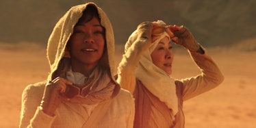 Sonequa Martin-Green and Michelle Yeoh in the debut of 'Star Trek: Discovery.'