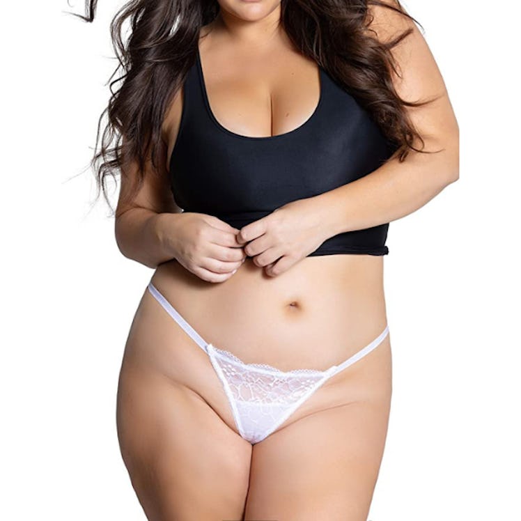 Yandy Low Waist Floral Lace G-string