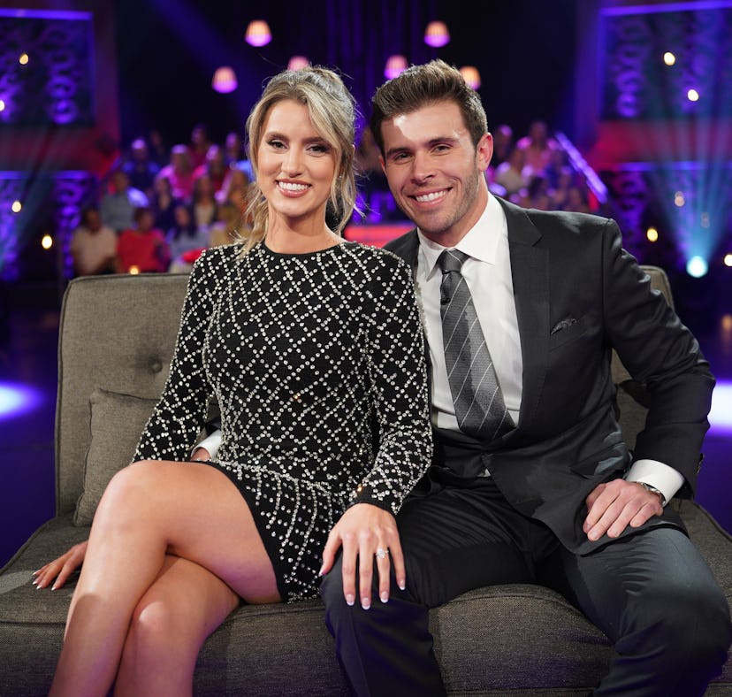 Kaity Biggar and Zach Shallcross during 'The Bachelor: After The Final Rose'