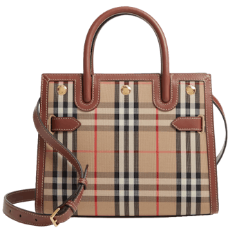 Vintage Check Burberry Tote Bags Are Trending, Thanks To 'Succession