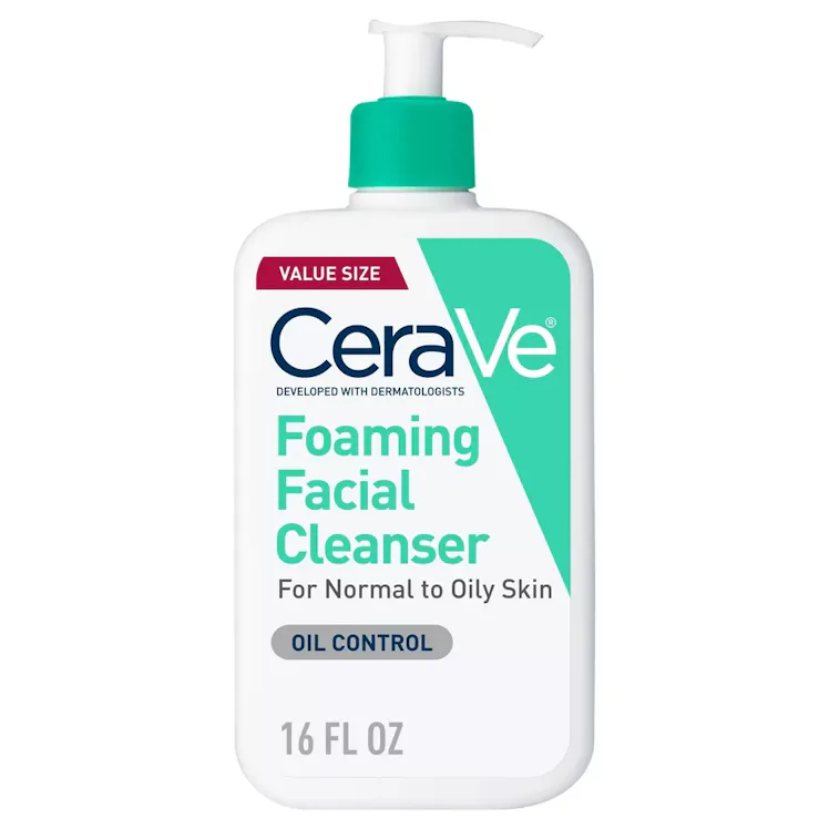 CeraVe Foaming Face Wash, Facial Cleanser for Normal to Oily Skin