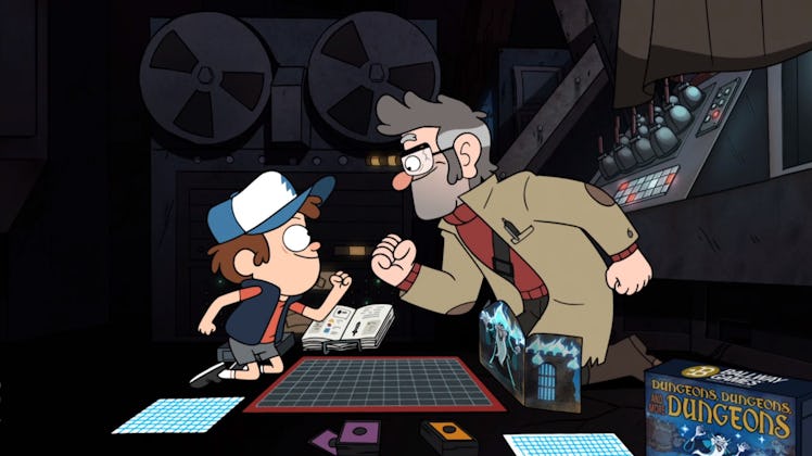 Dungeons & Dragons in 'Gravity Falls' episode "Dungeons, Dungeons, and More Dungeons"