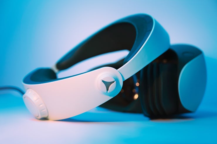 The side of the PSVR 2.