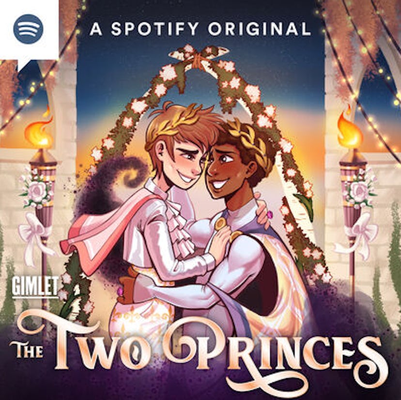 The logo for 'The Two Princes' podcast.