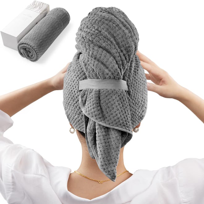 YFONG Microfiber Hair Towel Wrap