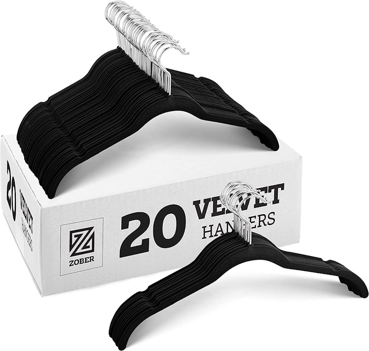 Zober Velvet Shirt Hangers (20-Pack) 