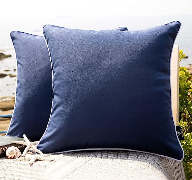 Phantoscope Waterproof Throw Pillow Covers (2-Pack)