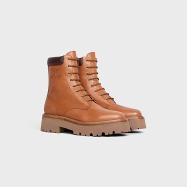 Lace-Up Boot With Triomphe Celine Bucky 
