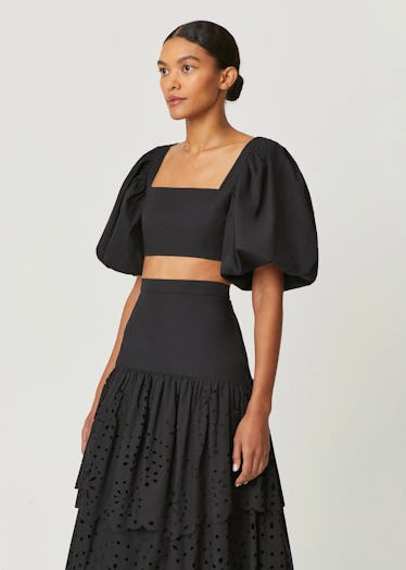 Wedding guest crop top and skirt best sale