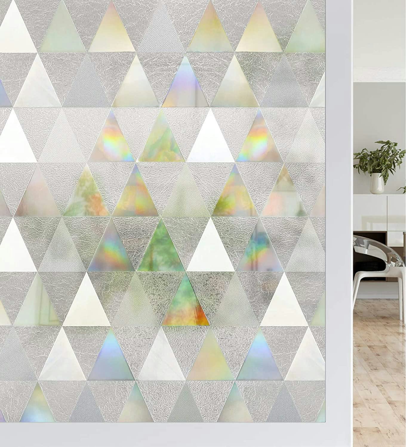 rabbitgoo Rainbow Privacy Window Film