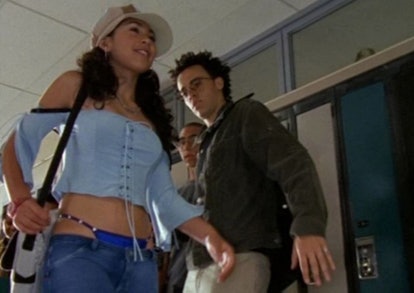 Manny Santos (Cassie Steele) wore a thong in Degrassi. 
