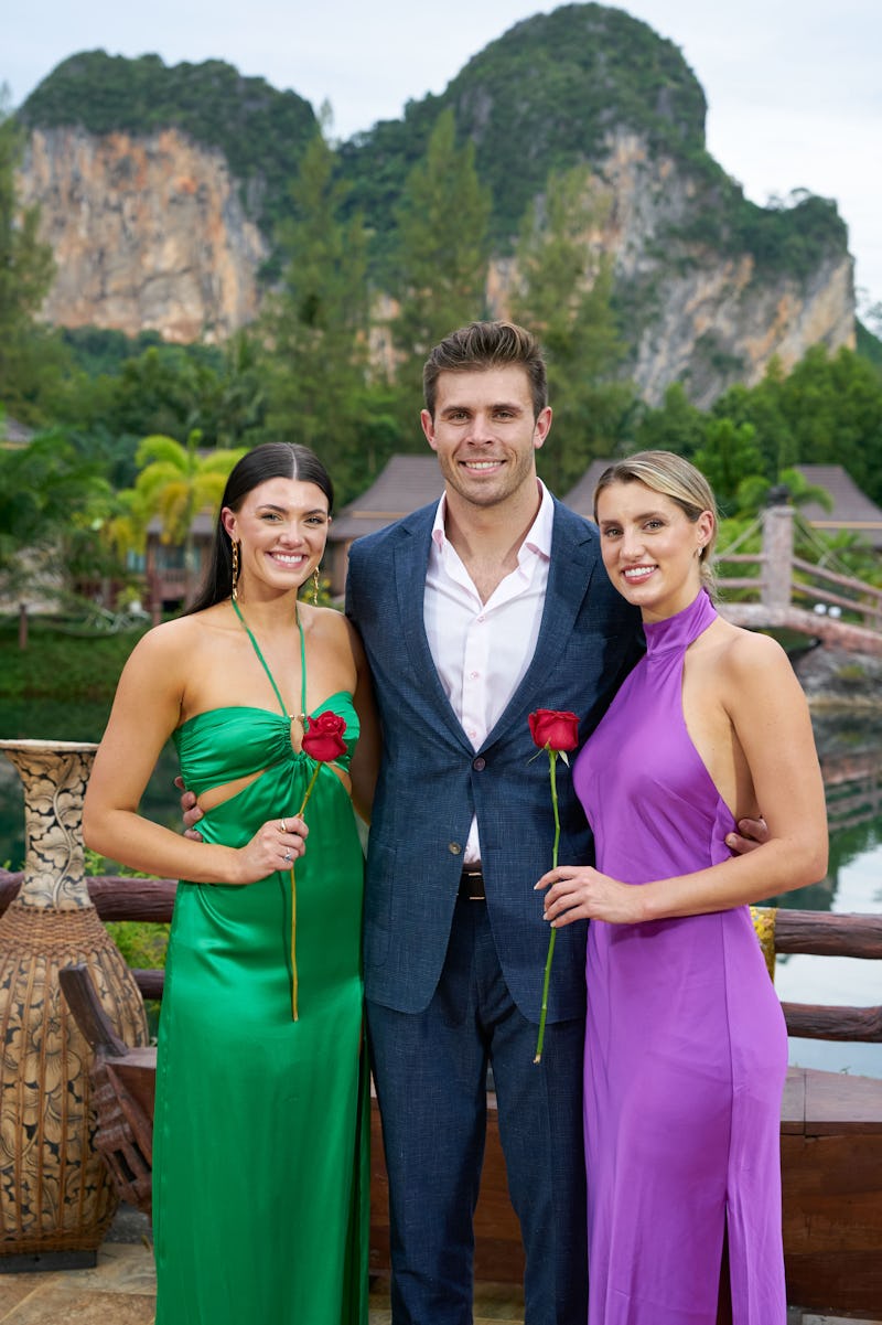 Gabi, Zach, and Kaity on 'The Bachelor.' Photo via ABC