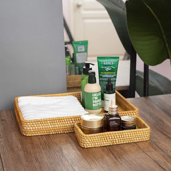 KOLSTRAW Rattan Vanity Trays