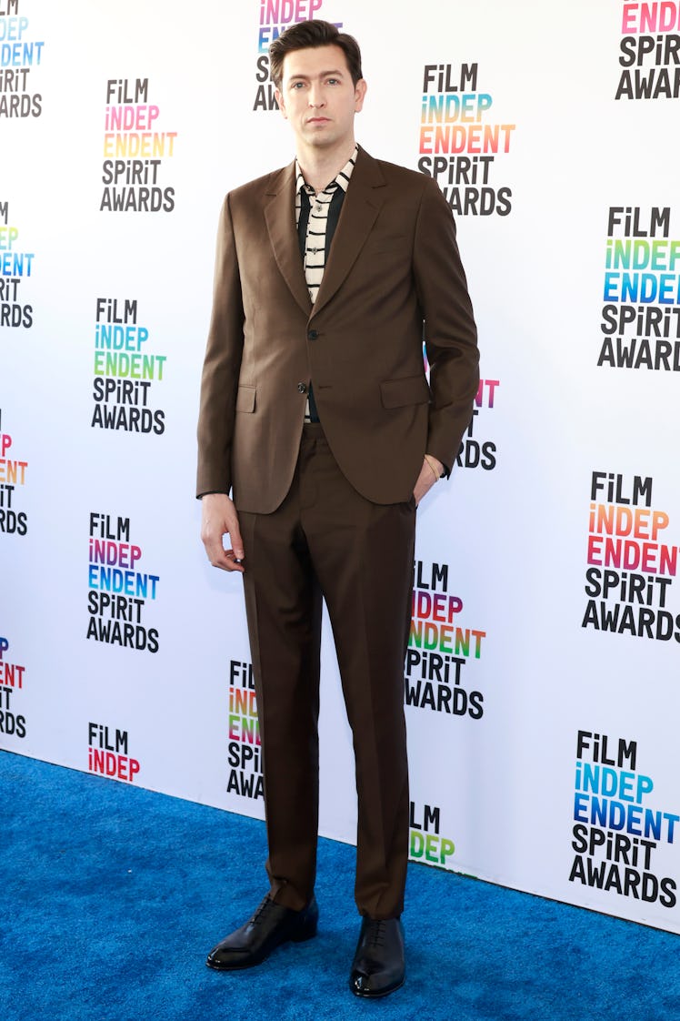  Nicholas Braun attends the 2023 Film Independent Spirit Awards on March 04, 2023 in Santa Monica, C...