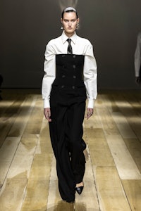 The Tie Trend Is Taking Paris Fashion Week Fall/Winter 2023 Runways By ...