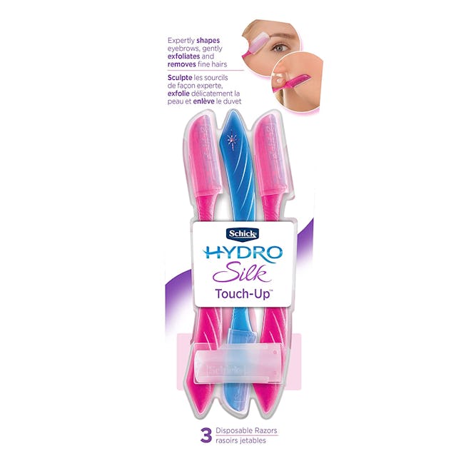 Schick Hydro Silk Touch-Up Exfoliating Dermaplaning Tool (3-Pack)