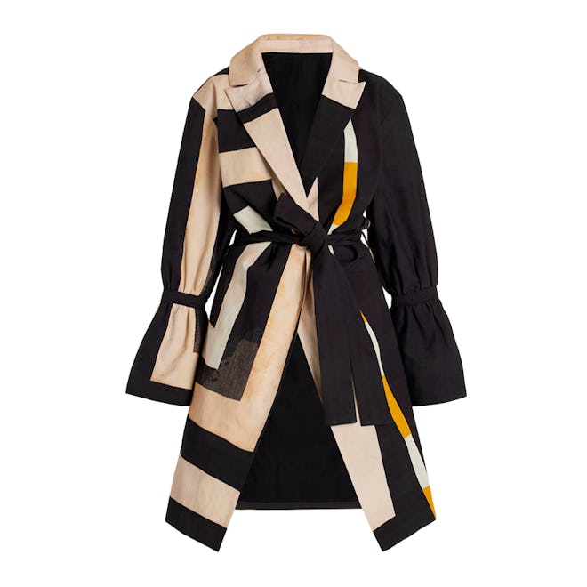 House of Aama Maze Cotton Trench Coat