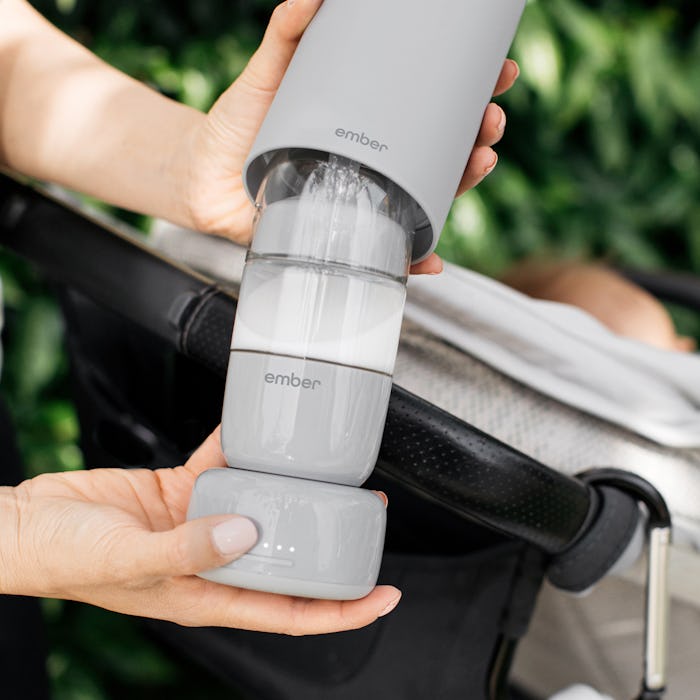 New self-heating bottle system from the brand Ember, known for their self-heating coffee mugs