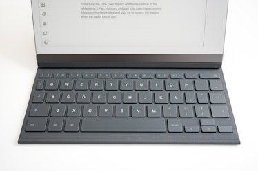 The reMarkable 2 Type Folio is virtually the same length as the Magic Keyboard Folio for the 10th-ge...