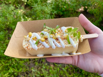 I went to Disneyland's Food & Wine Festival to try the frozen elote. 