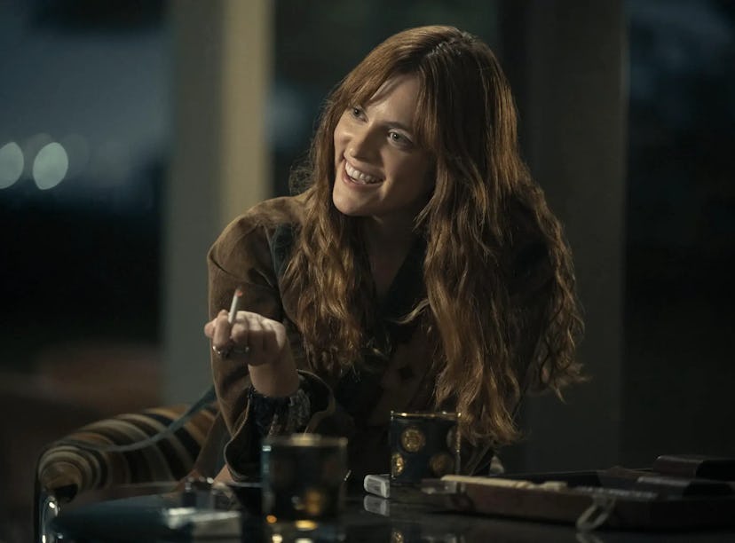 Riley Keough's guitar strap in 'Daisy Jones & The Six' is an Elvis Presley Easter egg.