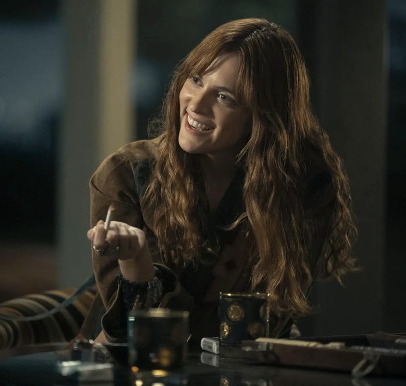 Riley Keough's guitar strap in 'Daisy Jones & The Six' is an Elvis Presley Easter egg.