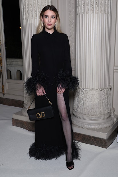 Emma Roberts attends the Valentino Womenswear Fall Winter 2023-2024 show 
