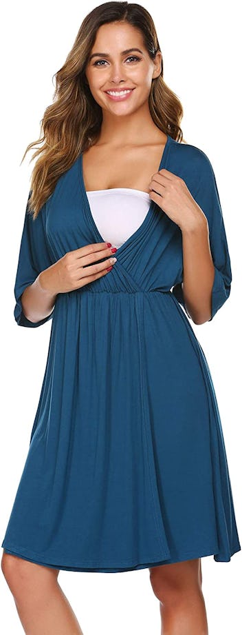Ekouaer Labor And Delivery Gown