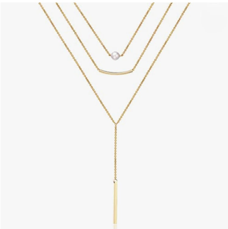 Turandoss Dainty Layered Choker Necklace
