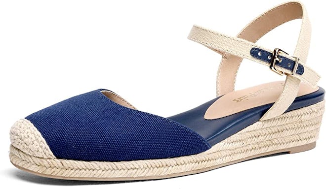 DREAM PAIRS Closed Toe Espadrille Sandals