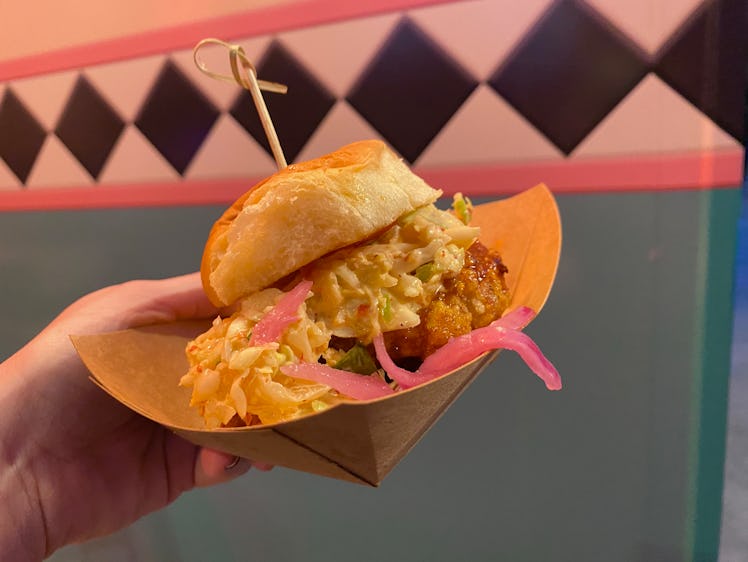 The Korean chicken slider at Disney's Food & Wine Festival 2023 was not a great deal. 