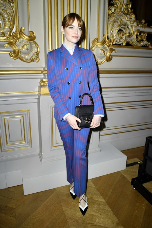 Emma Stone attends the Louis Vuitton Womenswear Fall Winter 2023-2024 show 