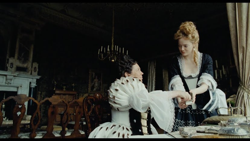 'The Favourite' dives into the world of ambitious courtiers.