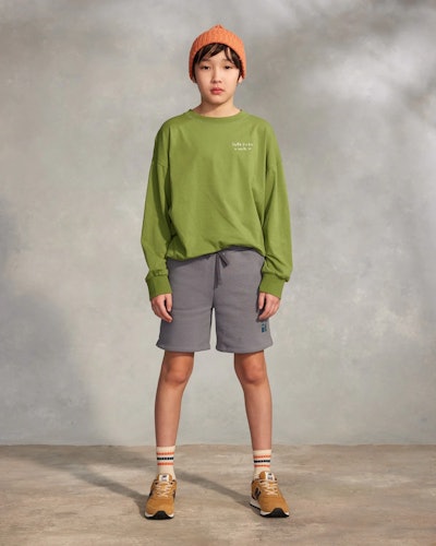 Campsite Jersey Sweatshirt from sunday collective is a cute st patricks day outfit idea for kids